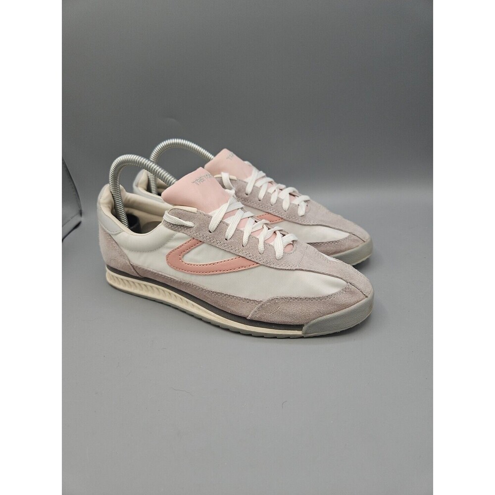 Tretorn Women's Rawlins 2.0 Sneaker Casual Suede Shoes Blush Pink Size 8M Retro